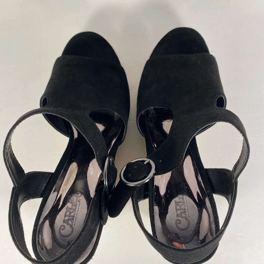 🆕Carlos by Carlos Santana Black Wedge Shoe - 8.5